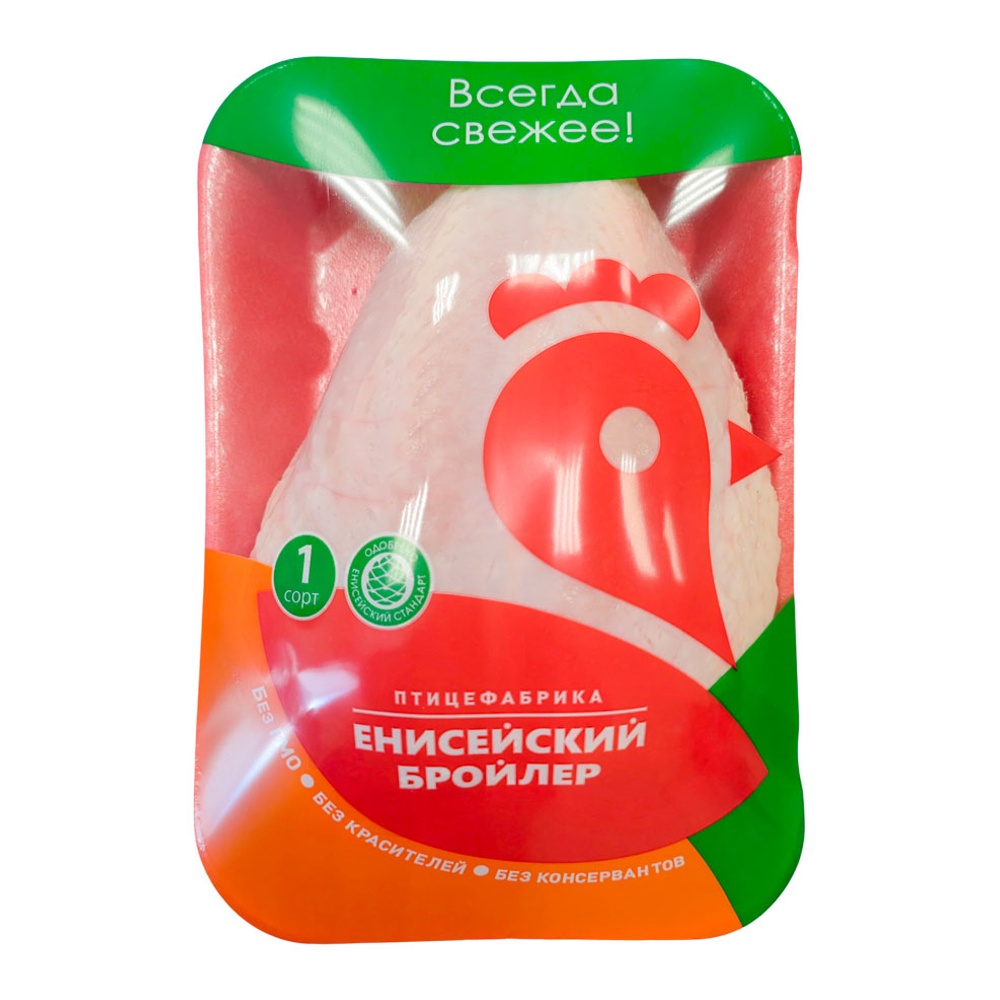 Грудка цыпленка-бройлера охлажденная вес Енисейский бройлер