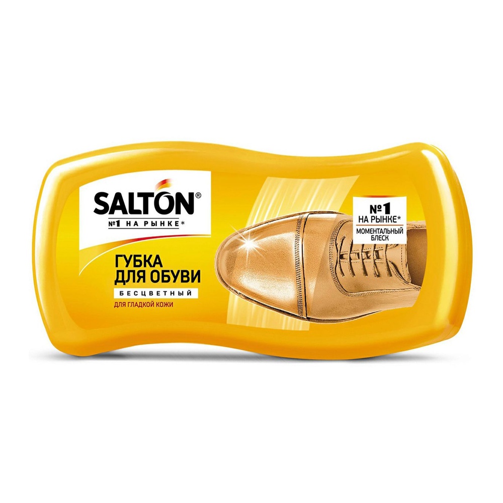 Губка-мини для обуви Салтон волна для гладкой кожи бесцветная