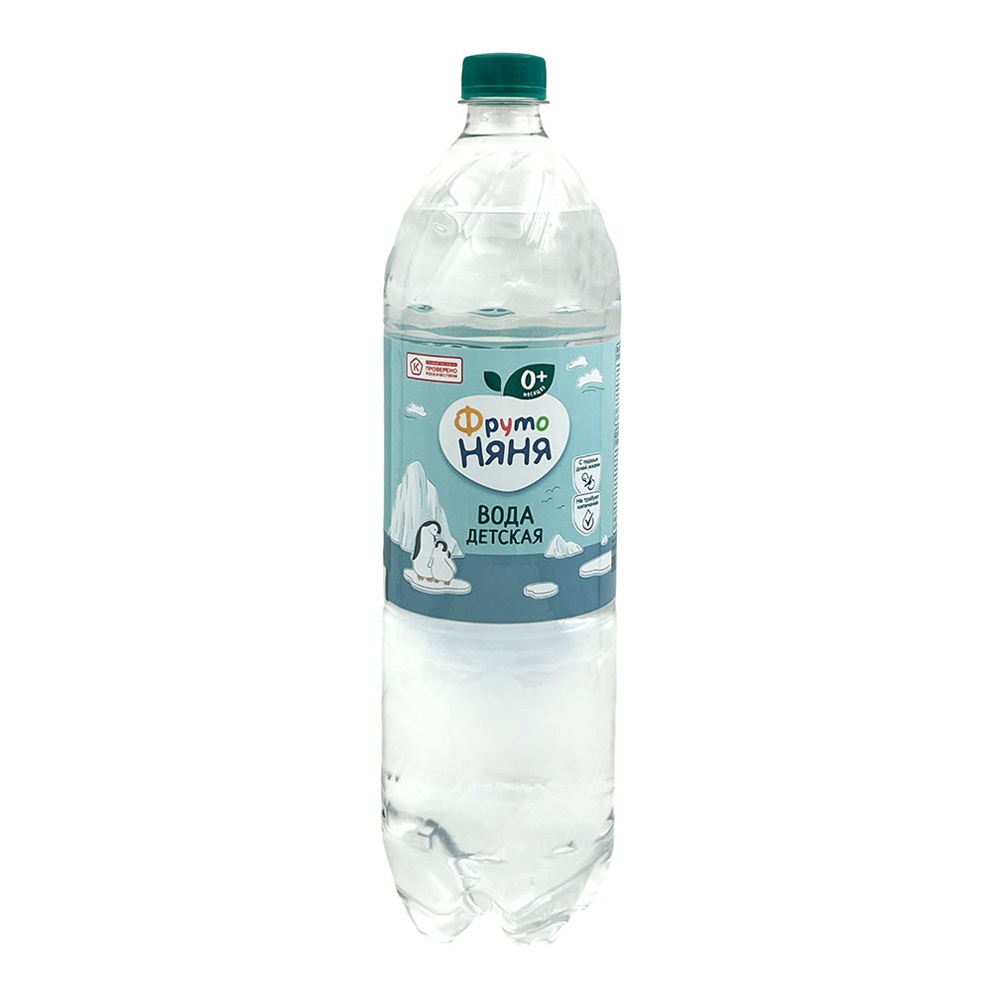Дет пит Фрутоняня Вода питьевая артезианская негазированная с 0мес 1,5л