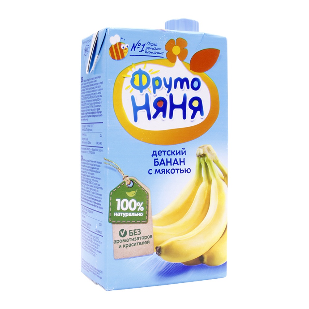 Дет пит Фрутоняня Нектар банановый с мякотью с 3-х лет 500мл т/п