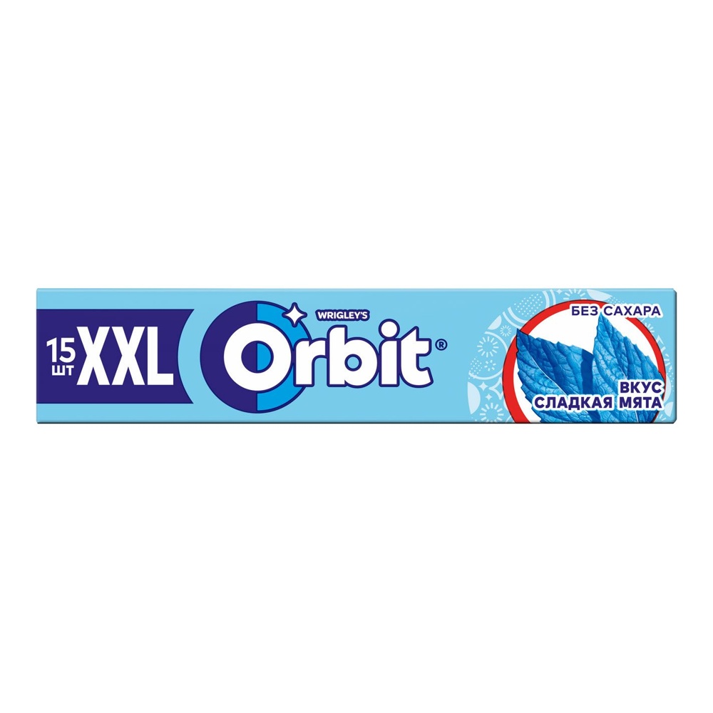 Жев резинка Орбит XXL Сладкая мята 20,4г