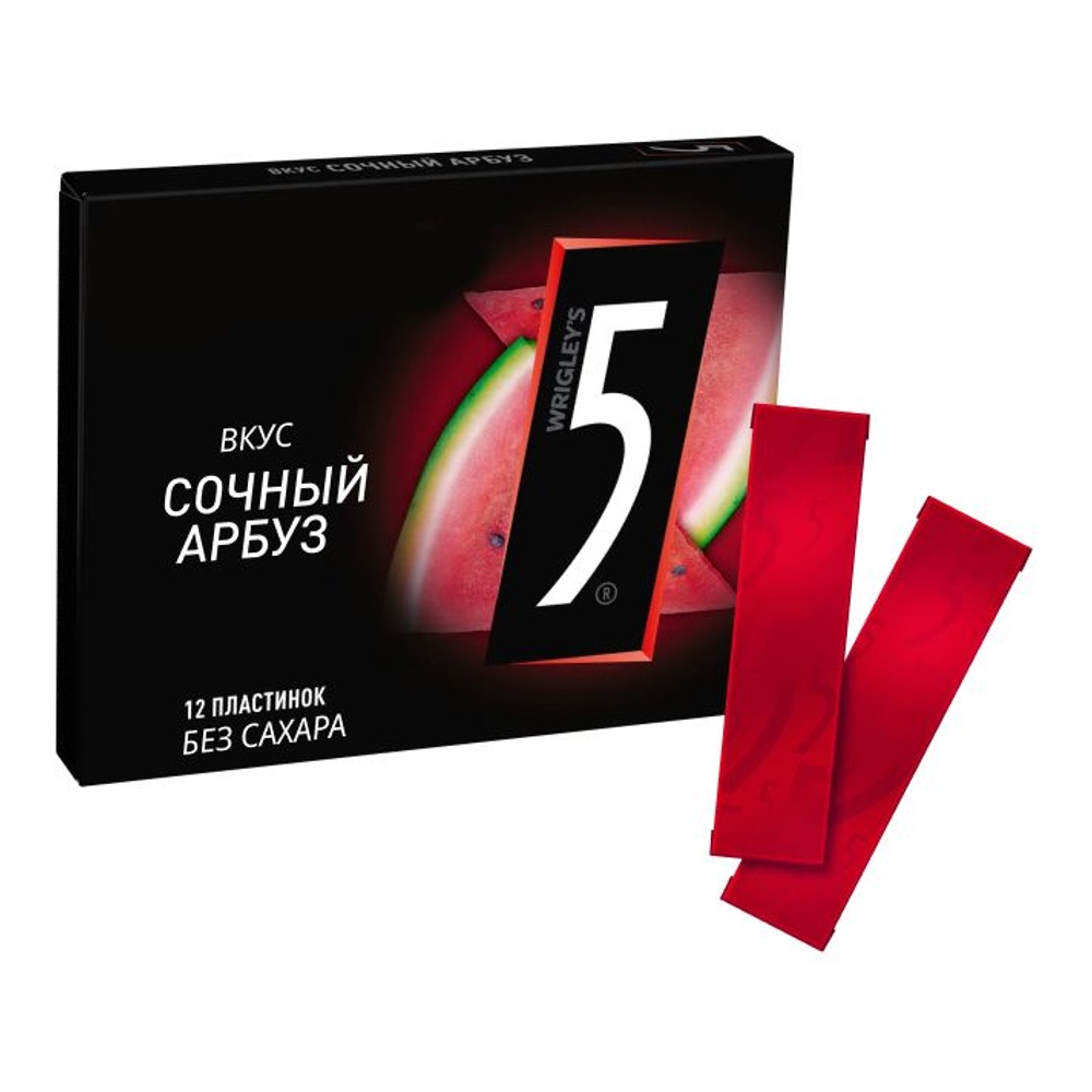 Жев резинка Файв Циклон Сочный арбуз 31,2г