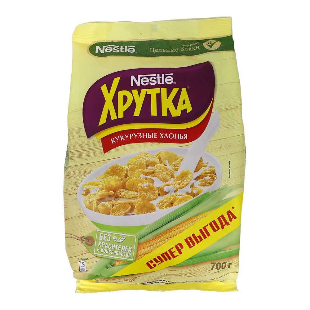 Завтрак сухой Хрутка Хлопья кукурузные 700г м/у