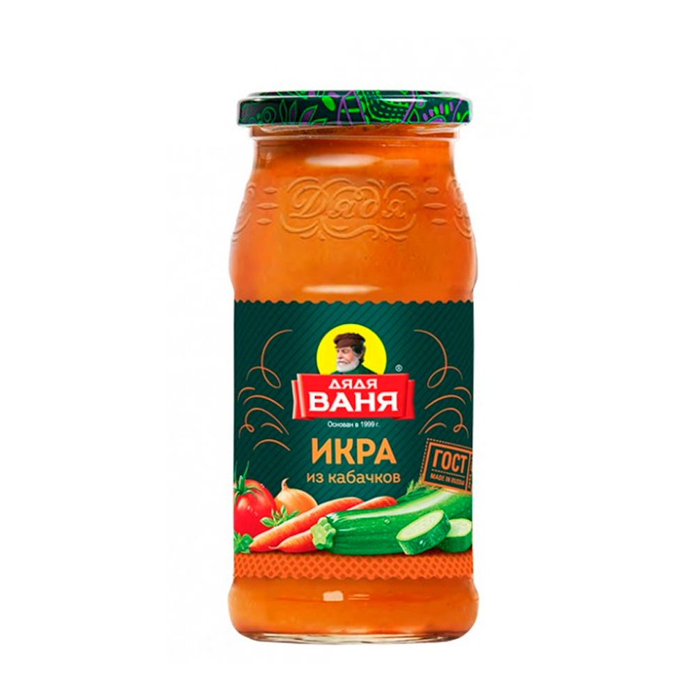 Икра Дядя Ваня кабачковая обжаренная 460г