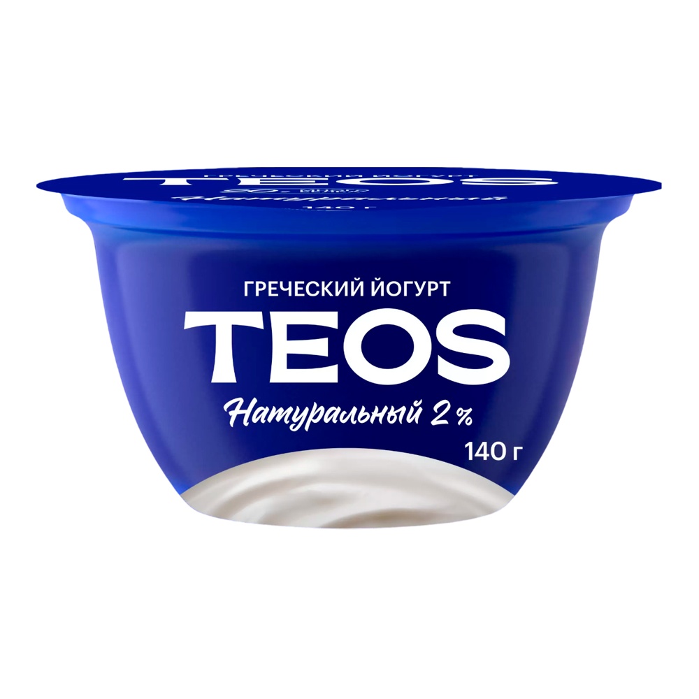 Йогурт Савушкин Греческий Теос 2% 140г натуральный