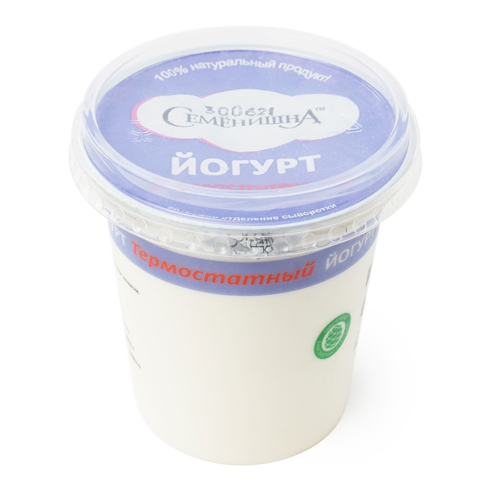 Йогурт Семенишна термостатный 3,5% 300г натуральный