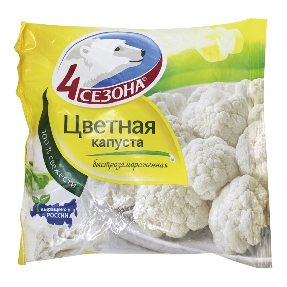 Капуста 4 Сезона Цветная с/м 400г