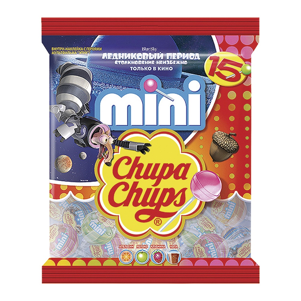 Карамель Чупа Чупс Мини Рио 90г