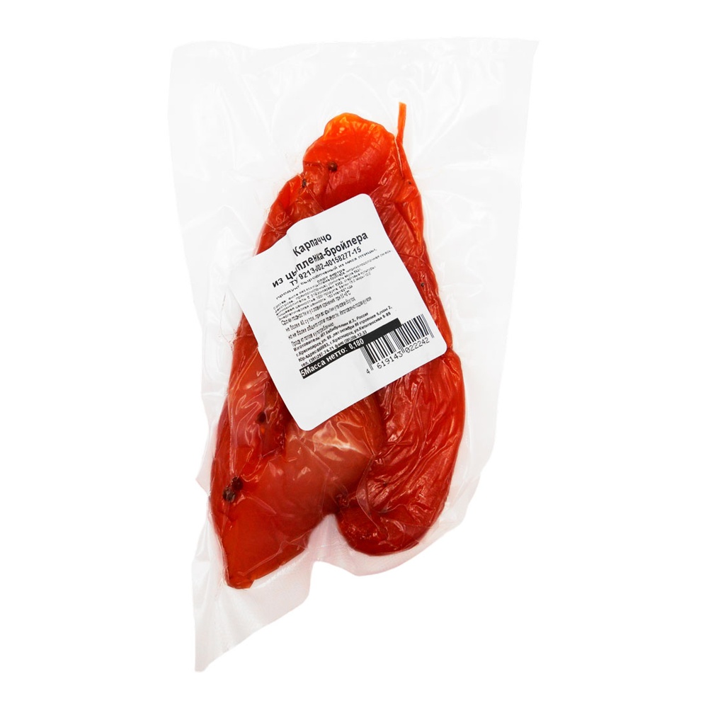 Карпаччо из мяса птицы с/к 180г