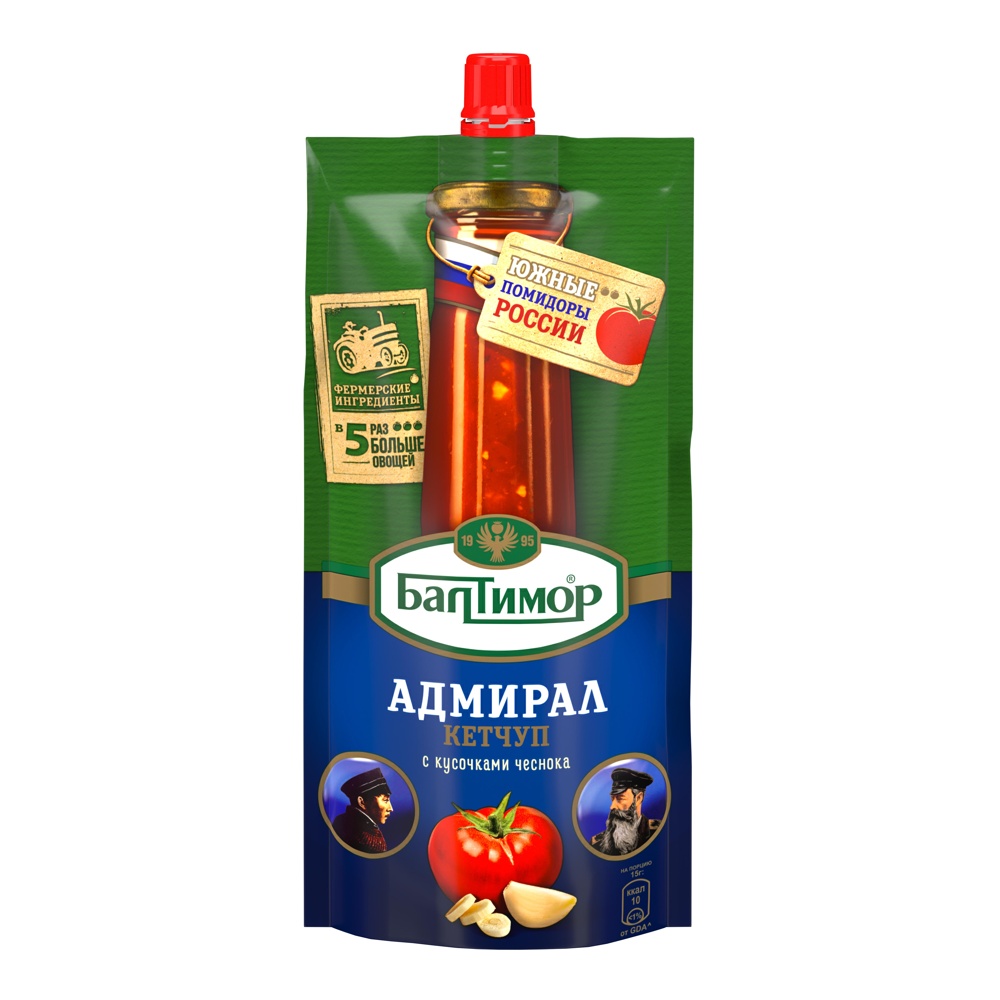 Кетчуп Балтимор Адмирал 260г дой-пак