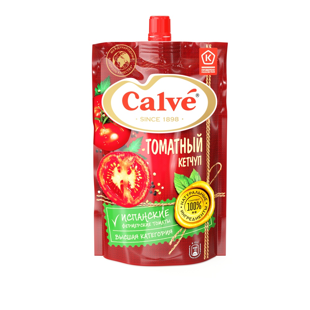 Кетчуп Кальве Томатный 350г