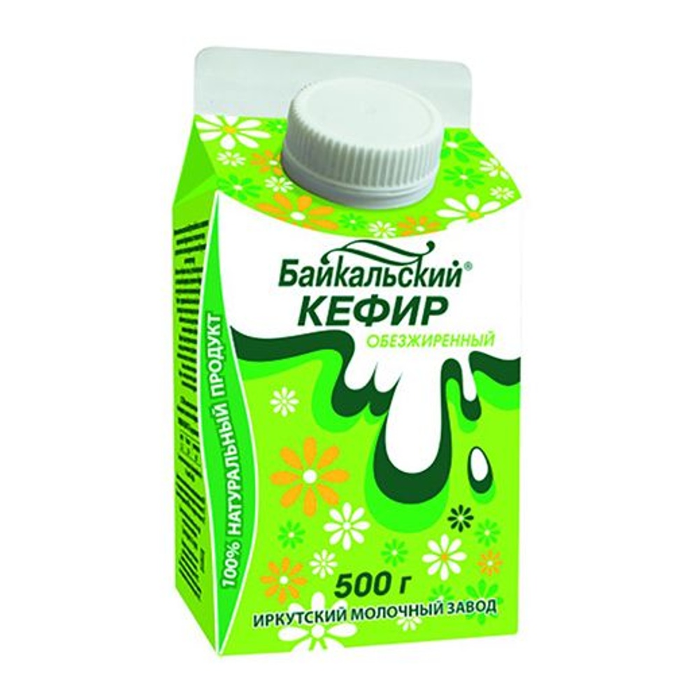 Кефир Байкальский обезжиренный 500г