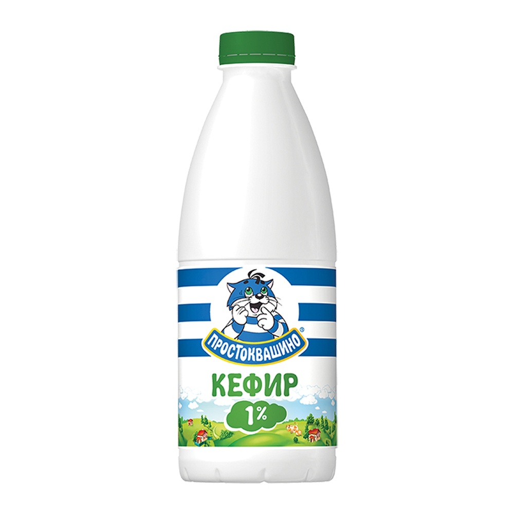 Кефир Простоквашино 1% 930г